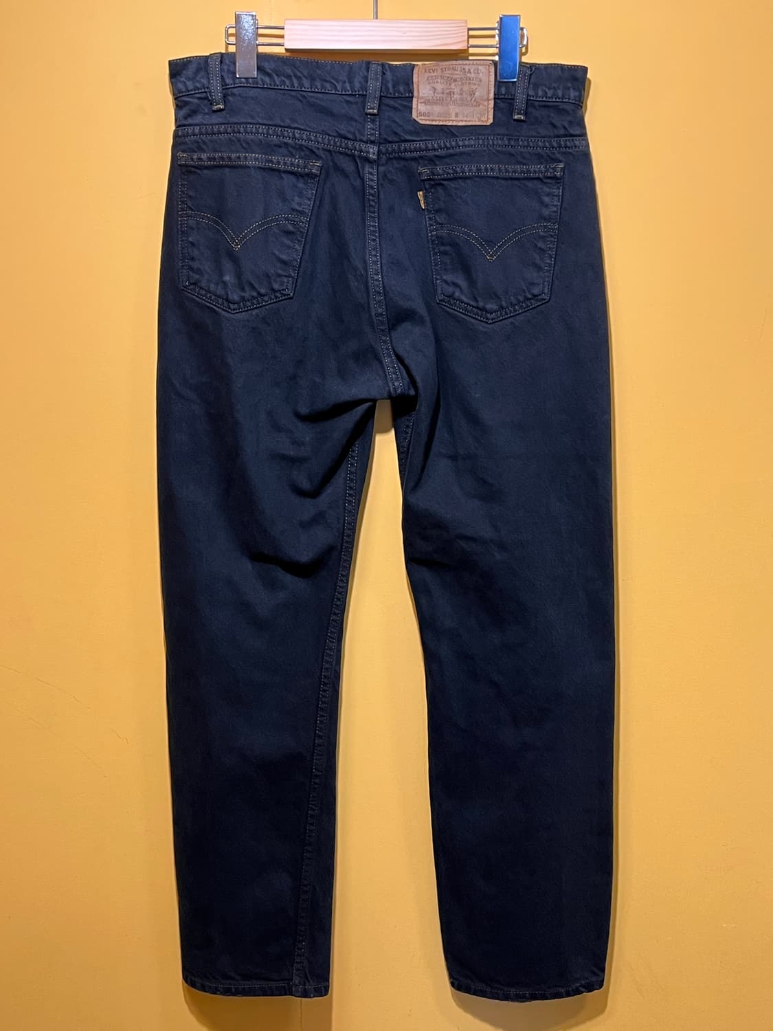 90s 빈티지 리바이스 505 블랙진 w34 상품이미지9