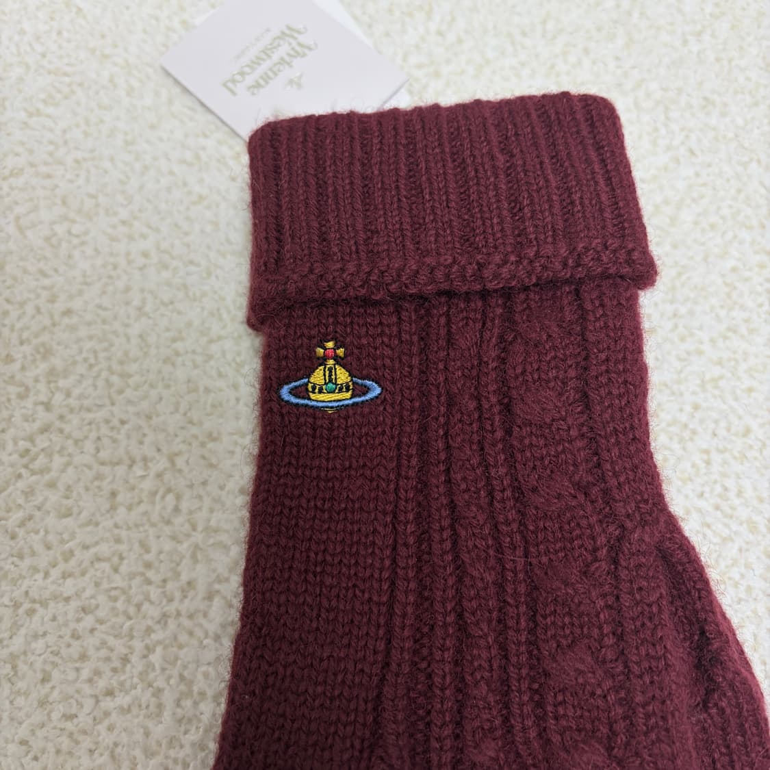 비비안웨스트우드 알파카 아웃 핑거 장갑 상품이미지3