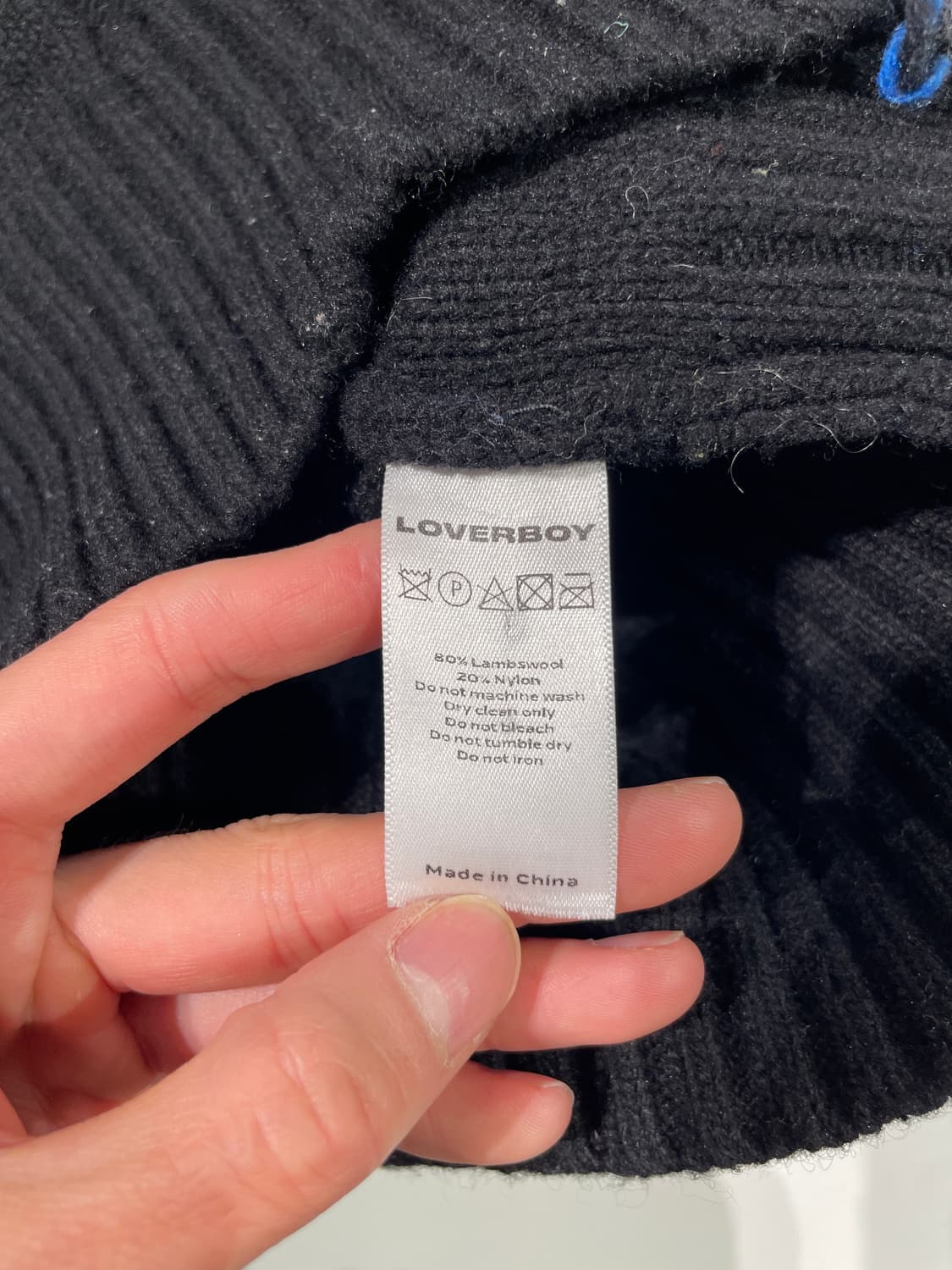 찰리 제프리 러버보이 21F/W 블랙 테슬 니트 베스트 상품이미지8