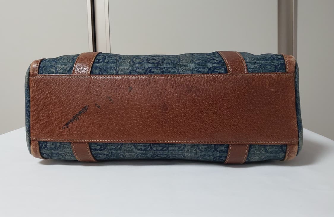 구찌 블루 데님 D링 보스톤 토트백 (정품) 상품이미지7