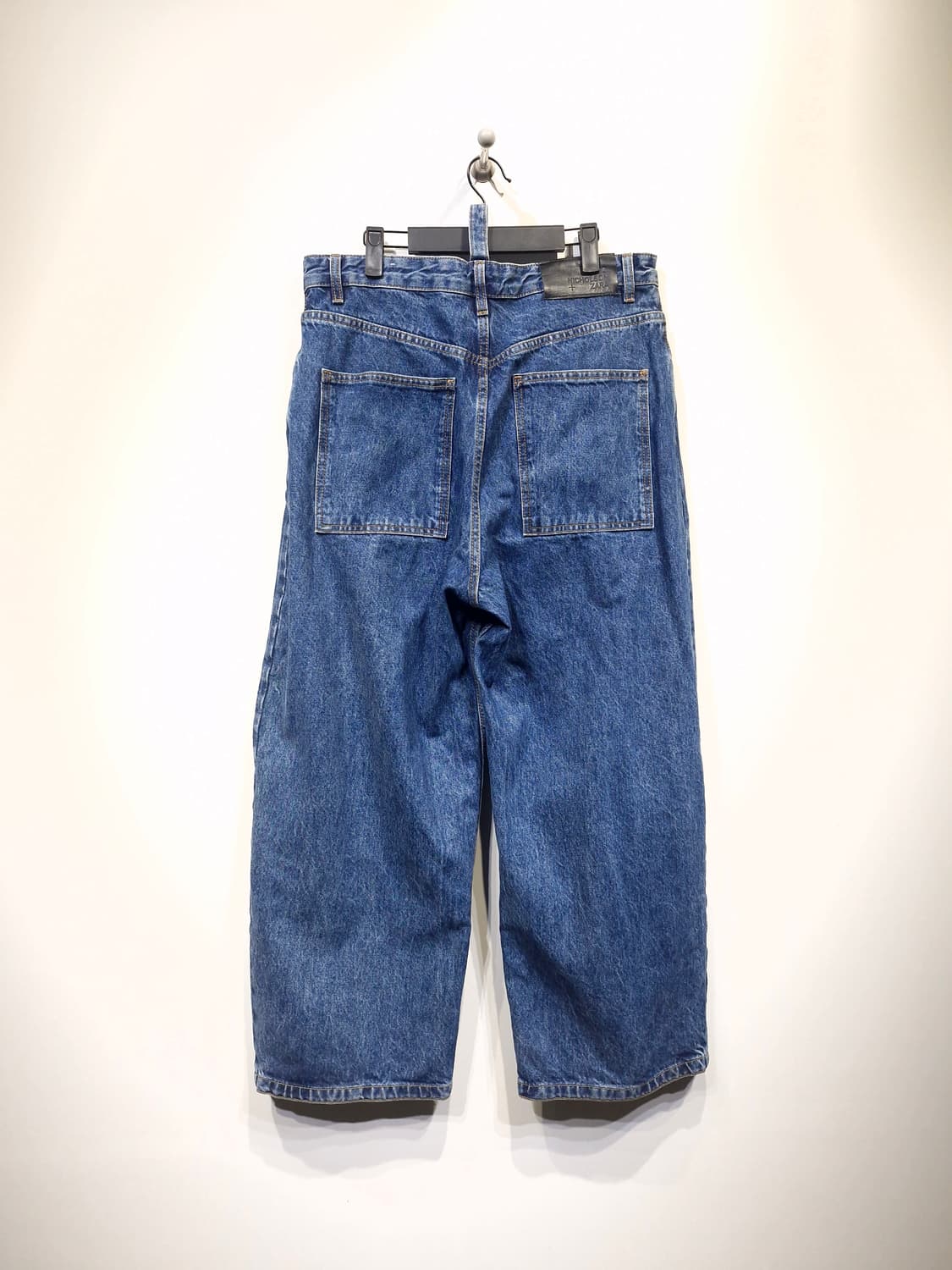 자라 x 스튜디오니콜슨 와이드 레그 진 블루 상품이미지3