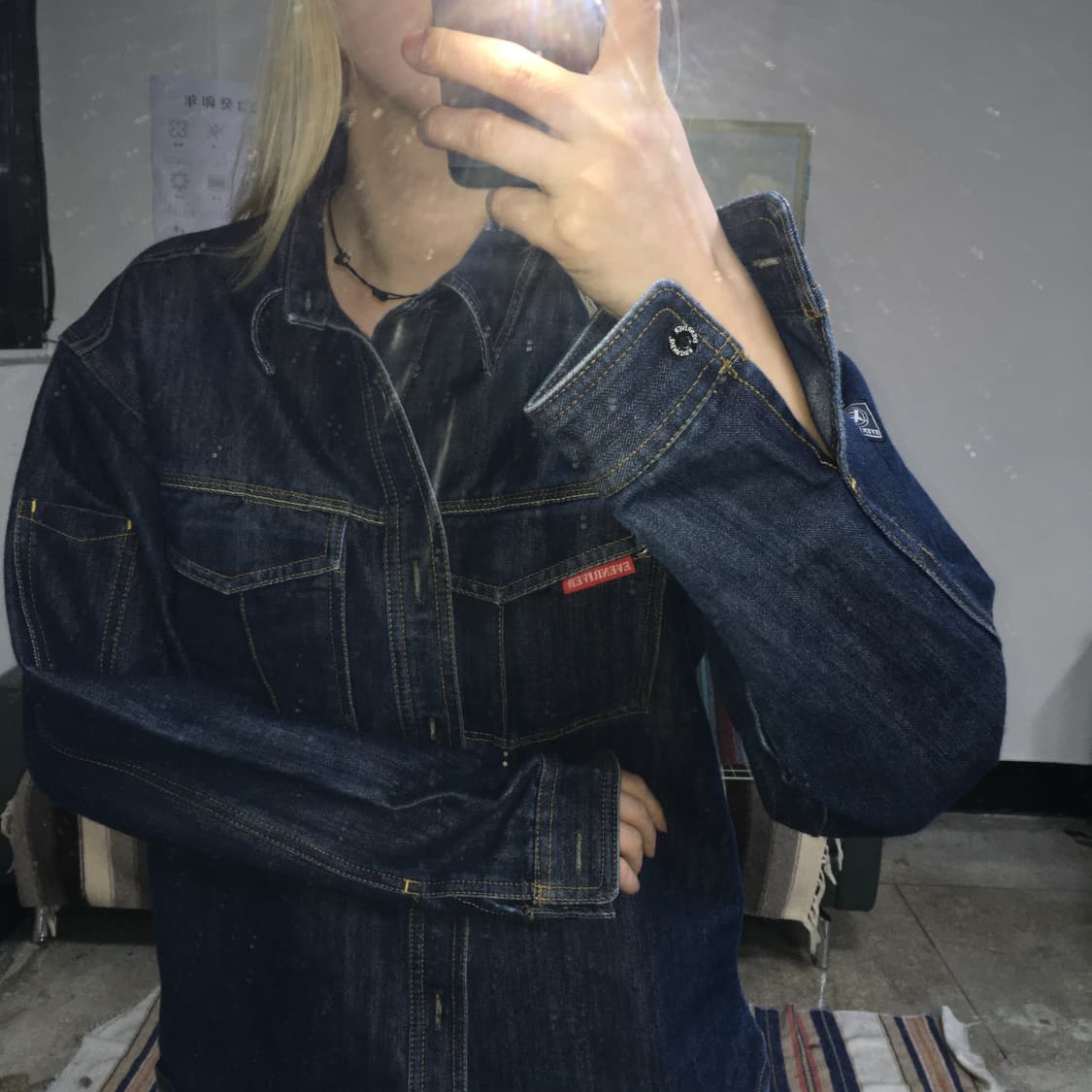 투티/0302 EVEN RIVER 데님 자켓 JPN 빈티지 청자켓 상품이미지1