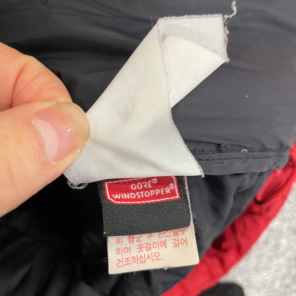 [실측확인] 코오롱스포츠 경량 덕다운 패딩점퍼 1209EB1 상품이미지6