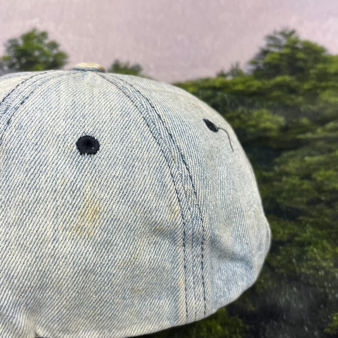 [OS] 폴로 성조기 로고 데님 볼캡 상품이미지7