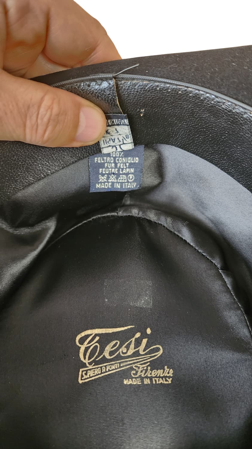 ITALY TESI 여성 울 페도라 파나마 햇 상품이미지7