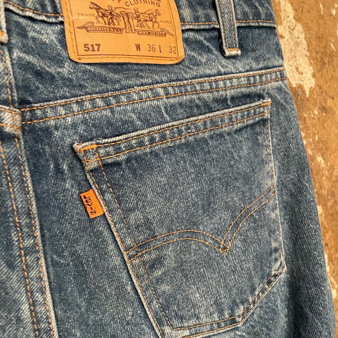 90s 리바이스517 데님팬츠 (36”) 상품이미지3