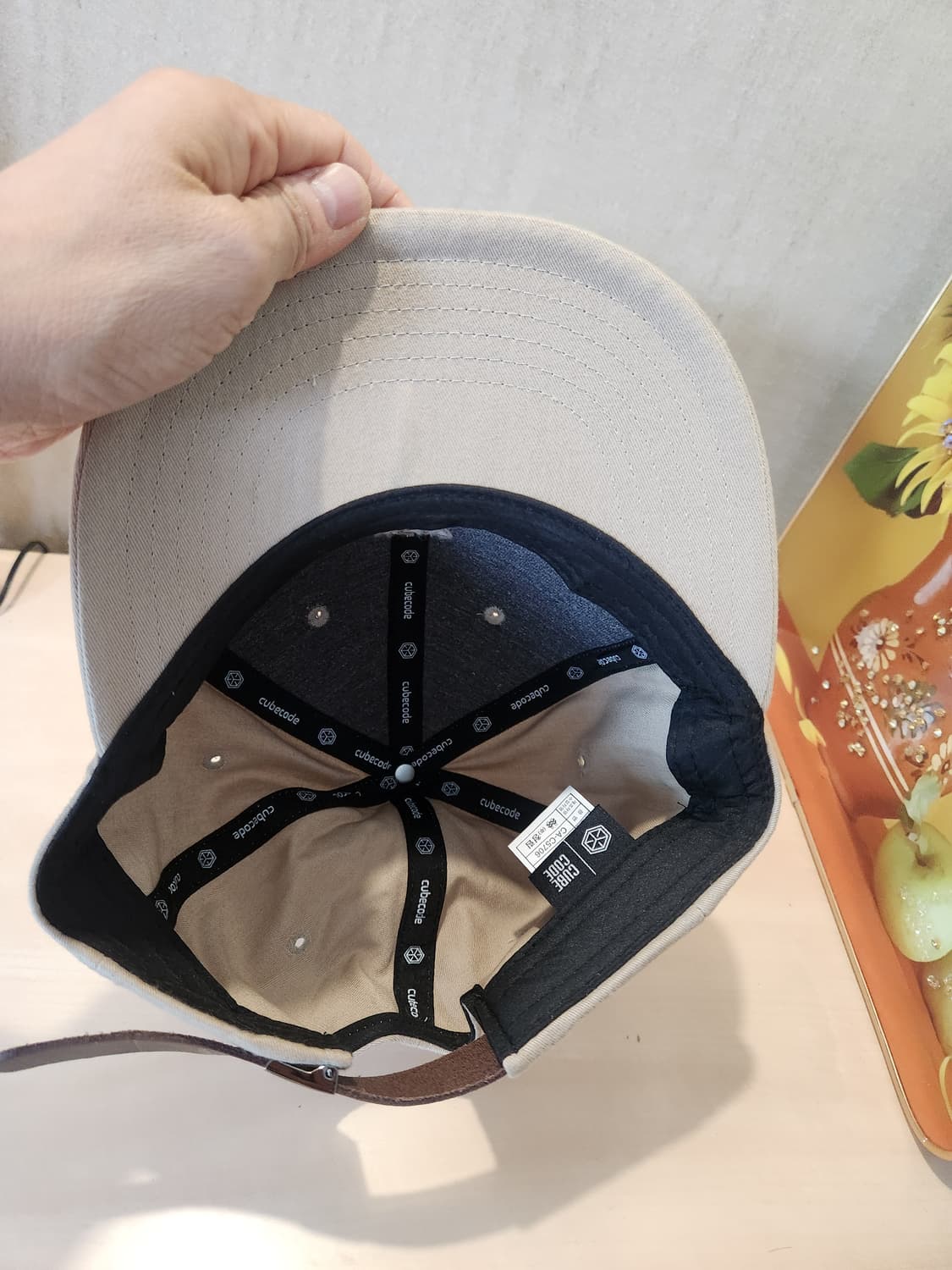 “CUBE CODE 베이지 스냅백🧢 스트릿 무드 감성템” 상품이미지9