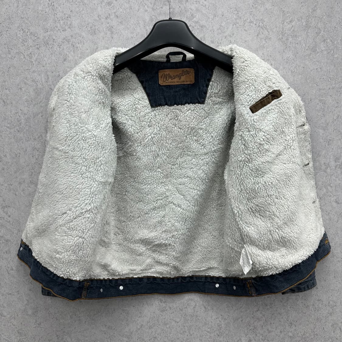 90 랭글러 여자 쉐르파 데님 청자켓 상품이미지4