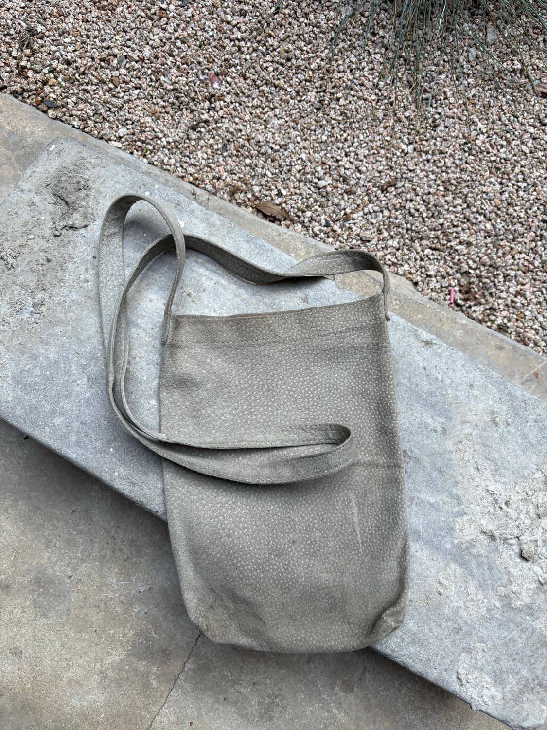 Hender Scheme Gray Pig Leather Cross Bag 상품이미지2