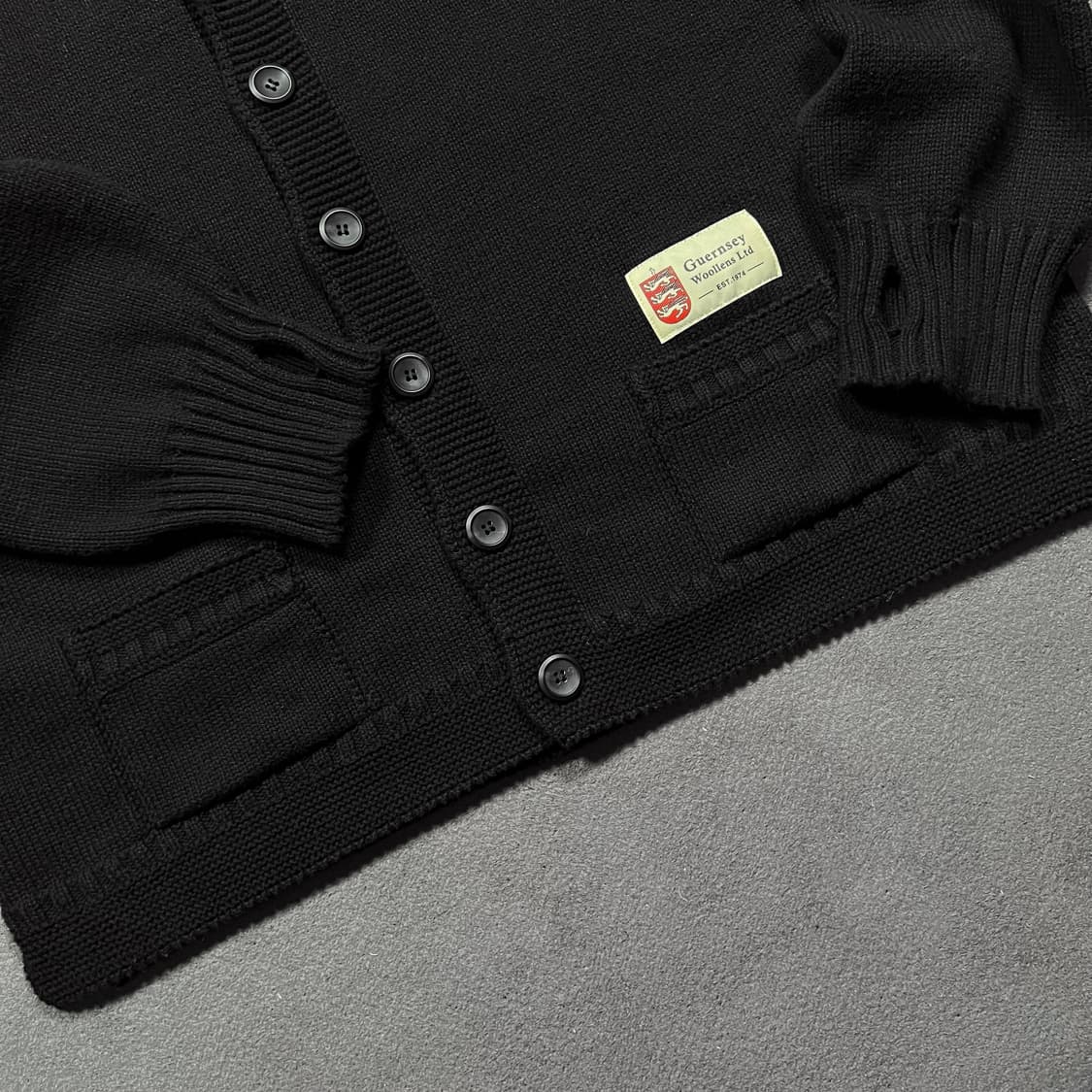 건지 울른스 피셔맨 홀가먼트 니트 가디건 상품이미지4