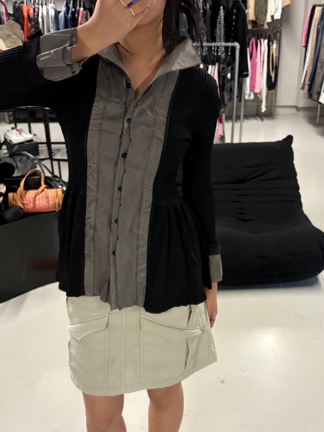 HIROKO BIS peplum shirt top  상품이미지1