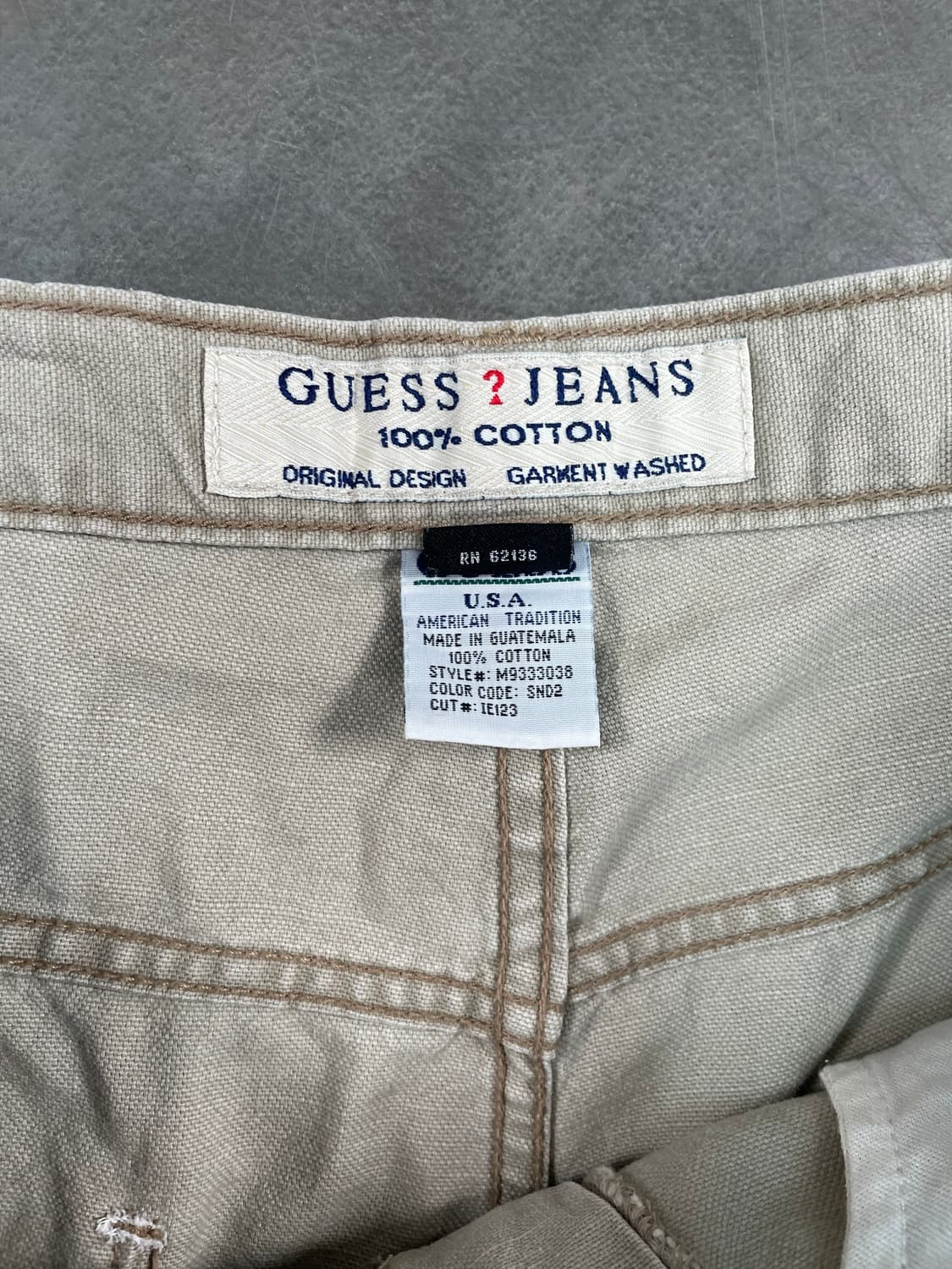 00s 게스 더블니 와이드 팬츠 상품이미지6