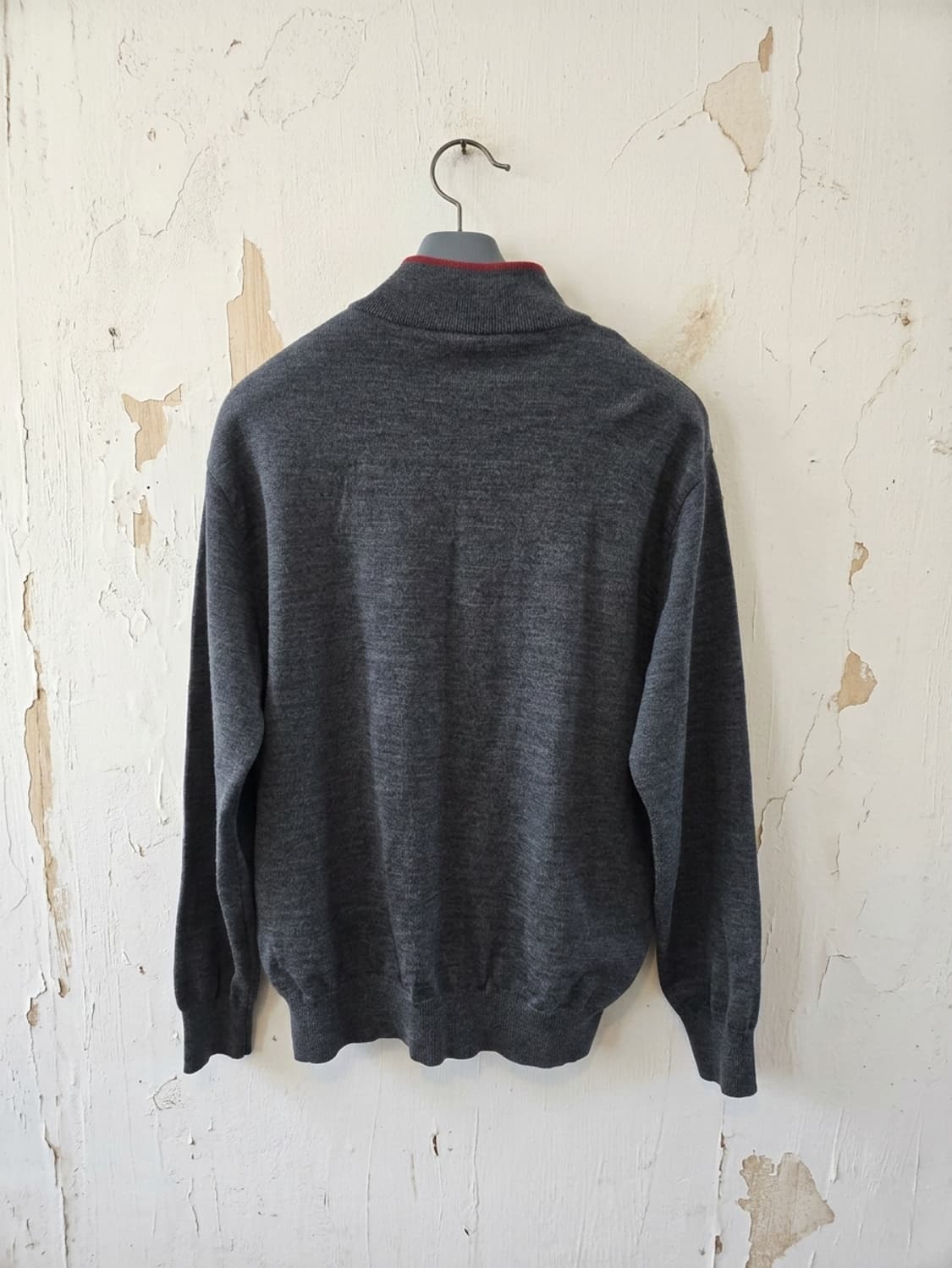 Rogatis 남성 아가일 반집업 니트 100 상품이미지2