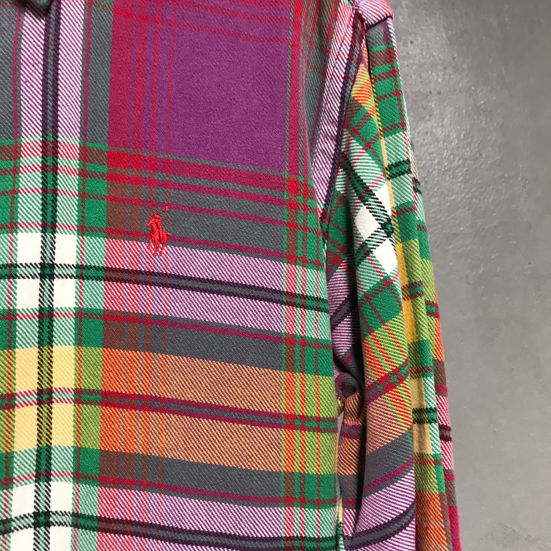 폴로 랄프로렌 체크 셔츠 L 상품이미지4