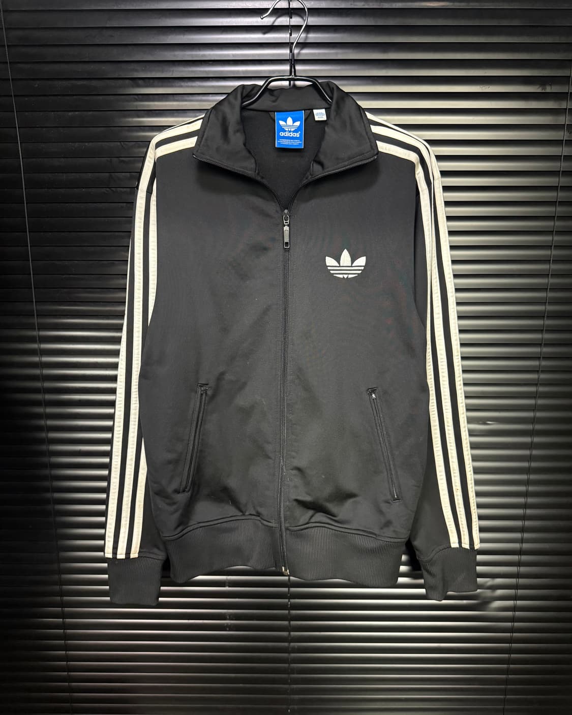 아디다스 구 파이어버드 나우아임영 검흰 져지 저지 트랙탑 집업 M 95 상품이미지4