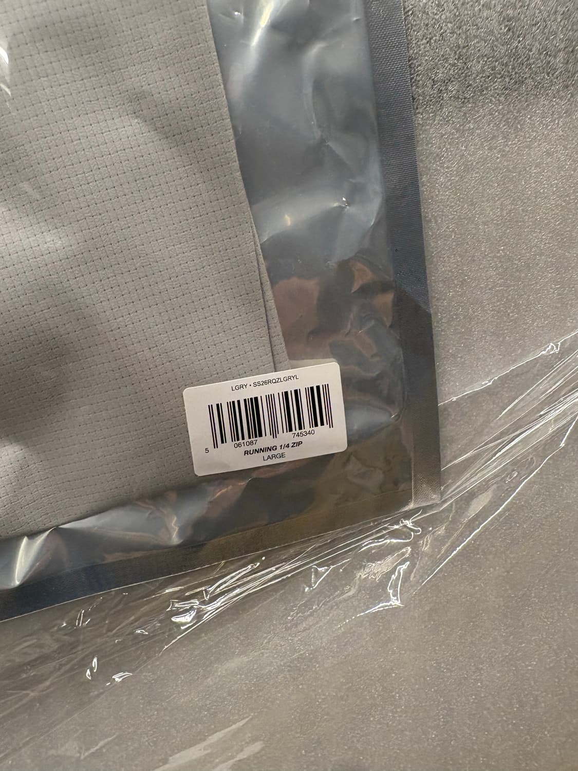 UVU 러닝 1/4 집 그레이 상품이미지3