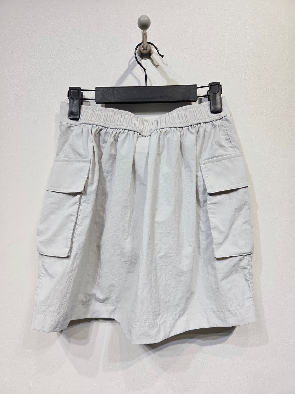 코드그라피 나일론 그레이 카고 미니스커트_S 상품이미지5