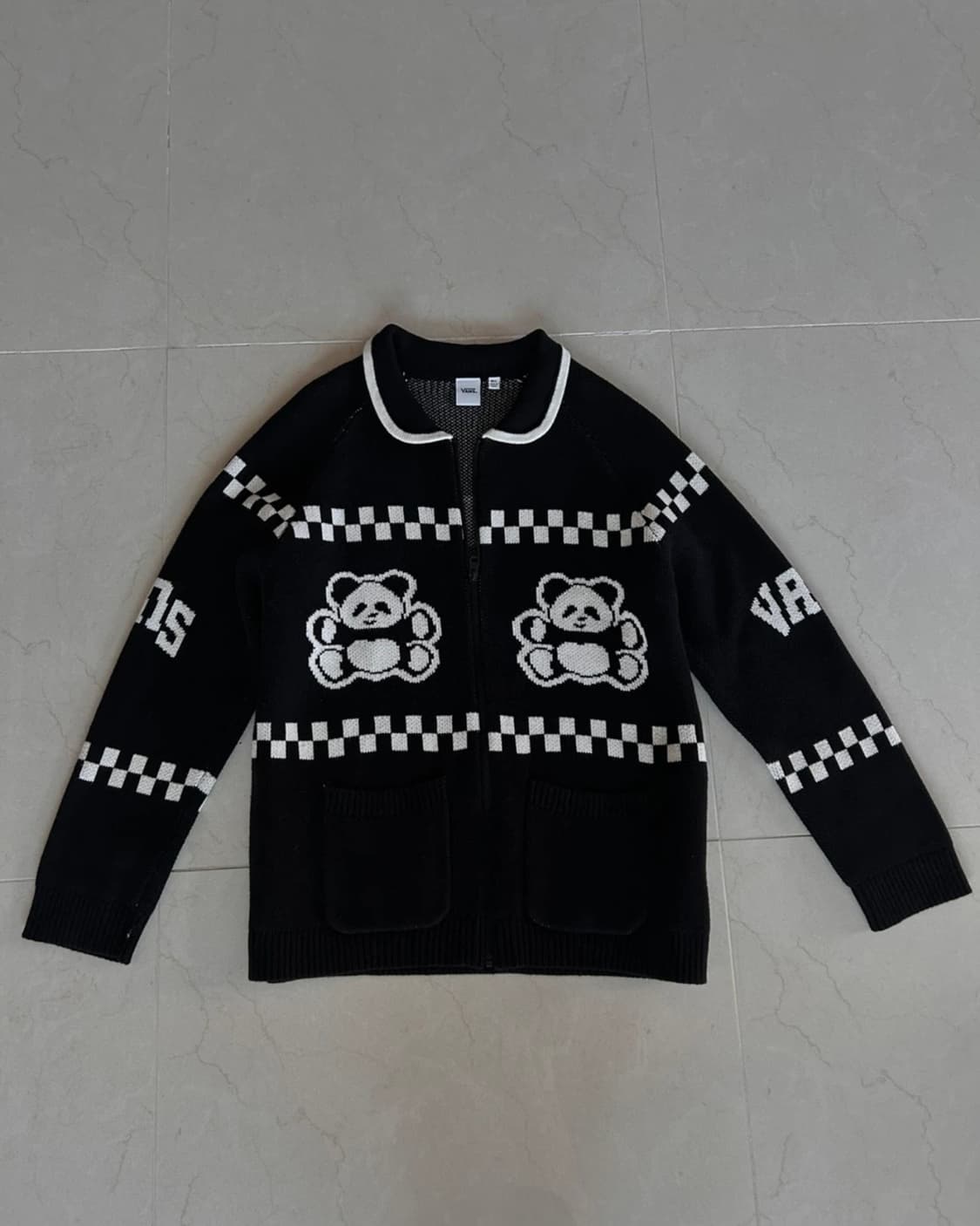 Vans 반스 판다 더블니트 집업 가디건 상품이미지2
