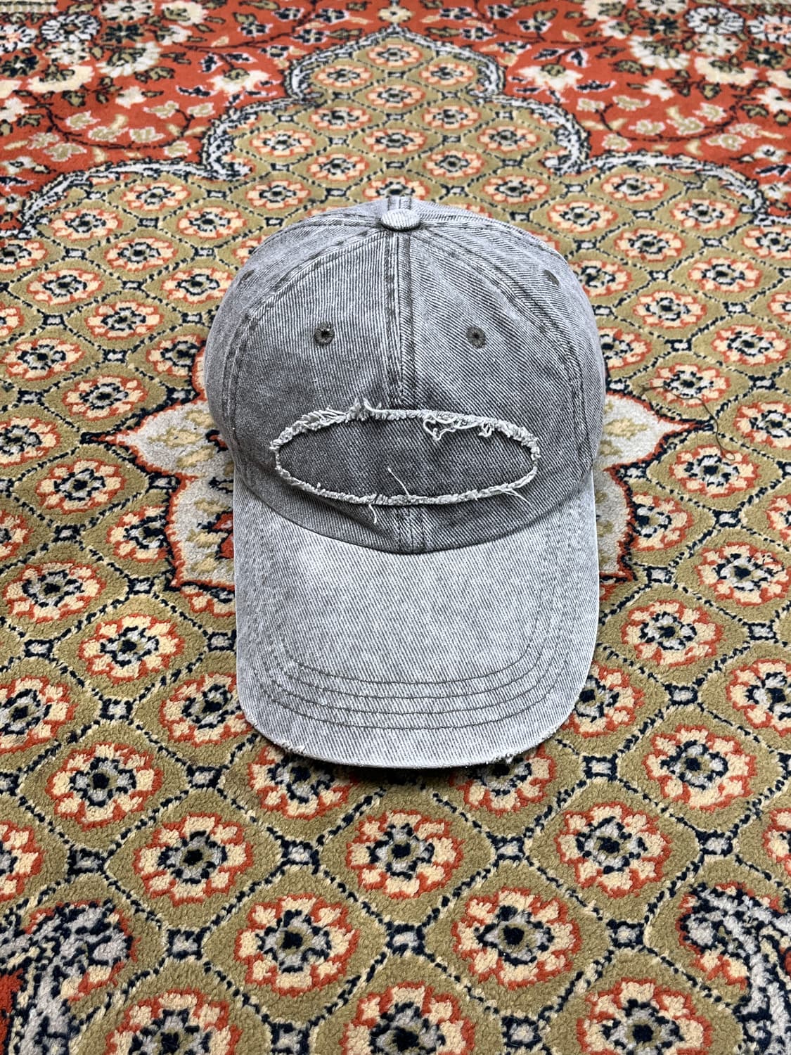 [FREE] 벨리에 빈티지 그레이 데님 볼캡 상품이미지1