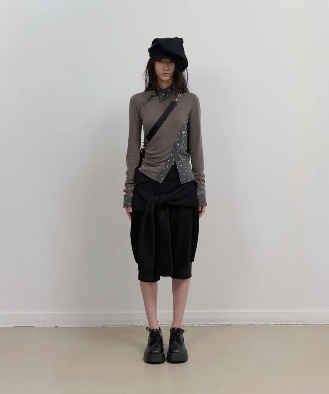 Sleeve Pumpkin Pants / Black 상품이미지1