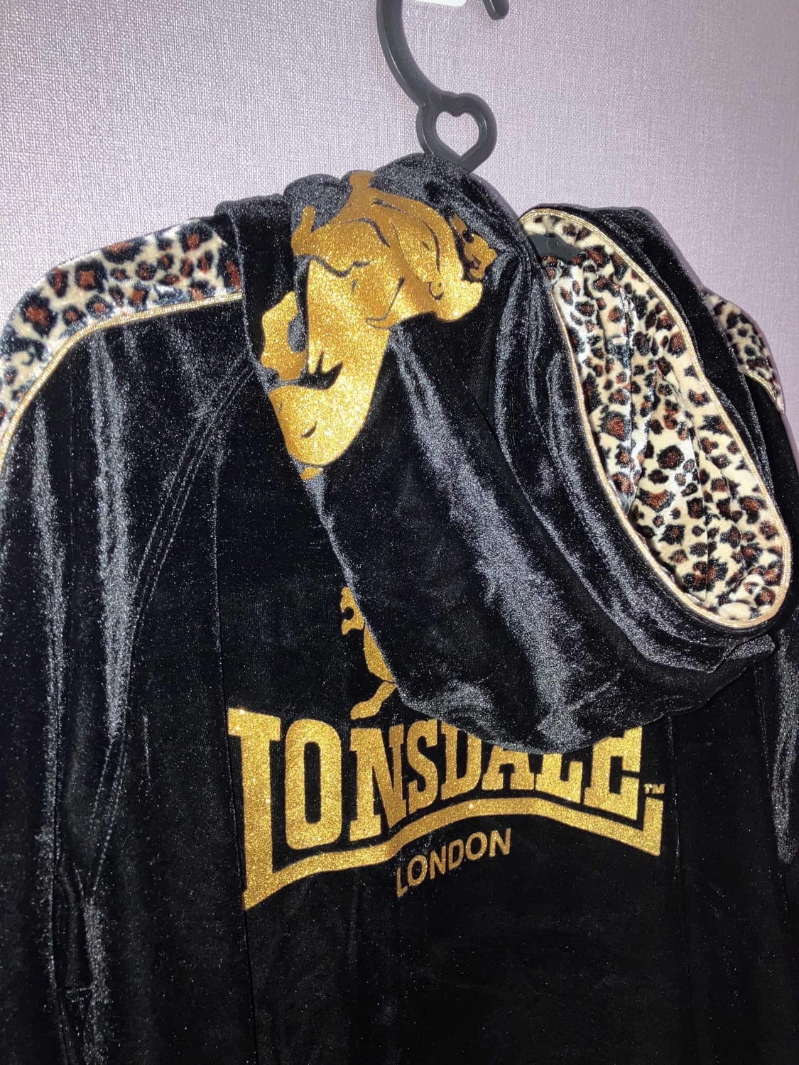 갸루 호피 투웨이 후드집업 상품이미지2