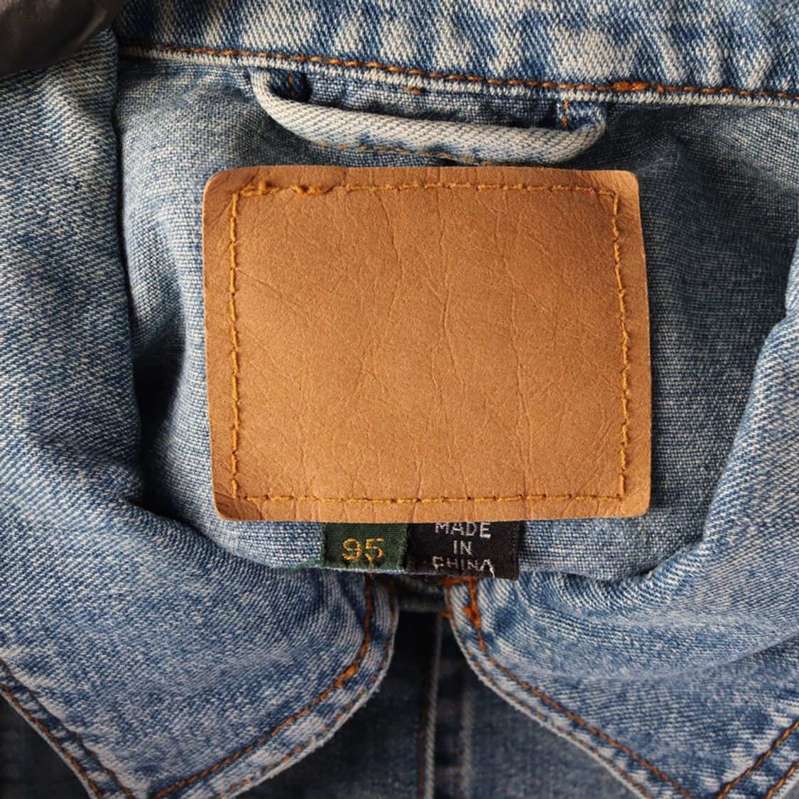 COUNT DOWN CLUB 화이트 배색 빈티지 데님 자켓 95 상품이미지5