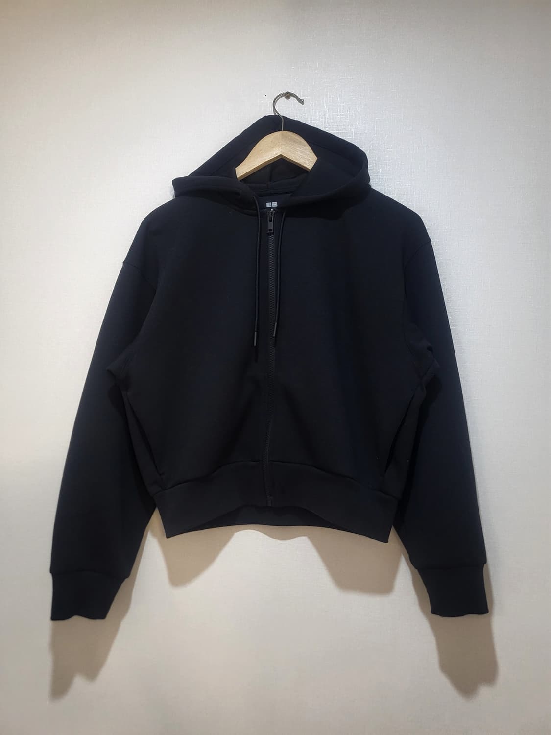 유니클로 여성 크롭 후드집업  상품이미지1