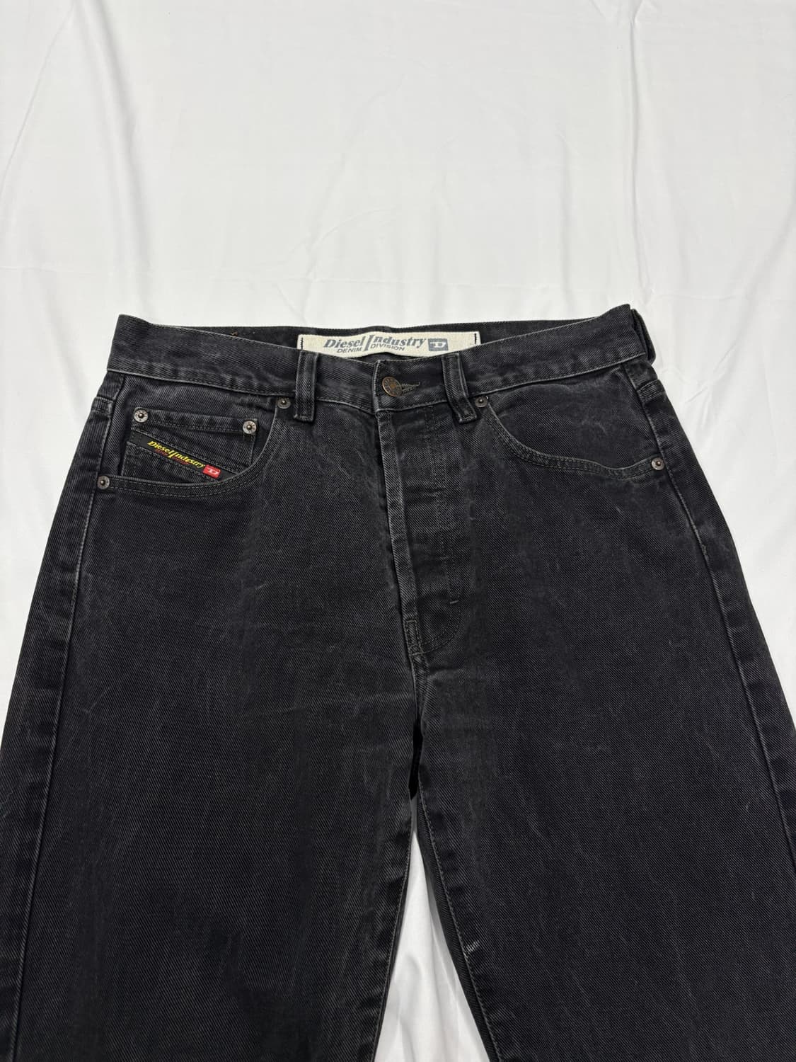 디젤 인더스트리 블랙 빈티지 데님 팬츠 상품이미지3
