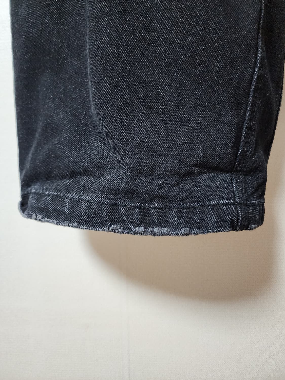 Etce 커브드 데님팬츠 블랙 XL 상품이미지4