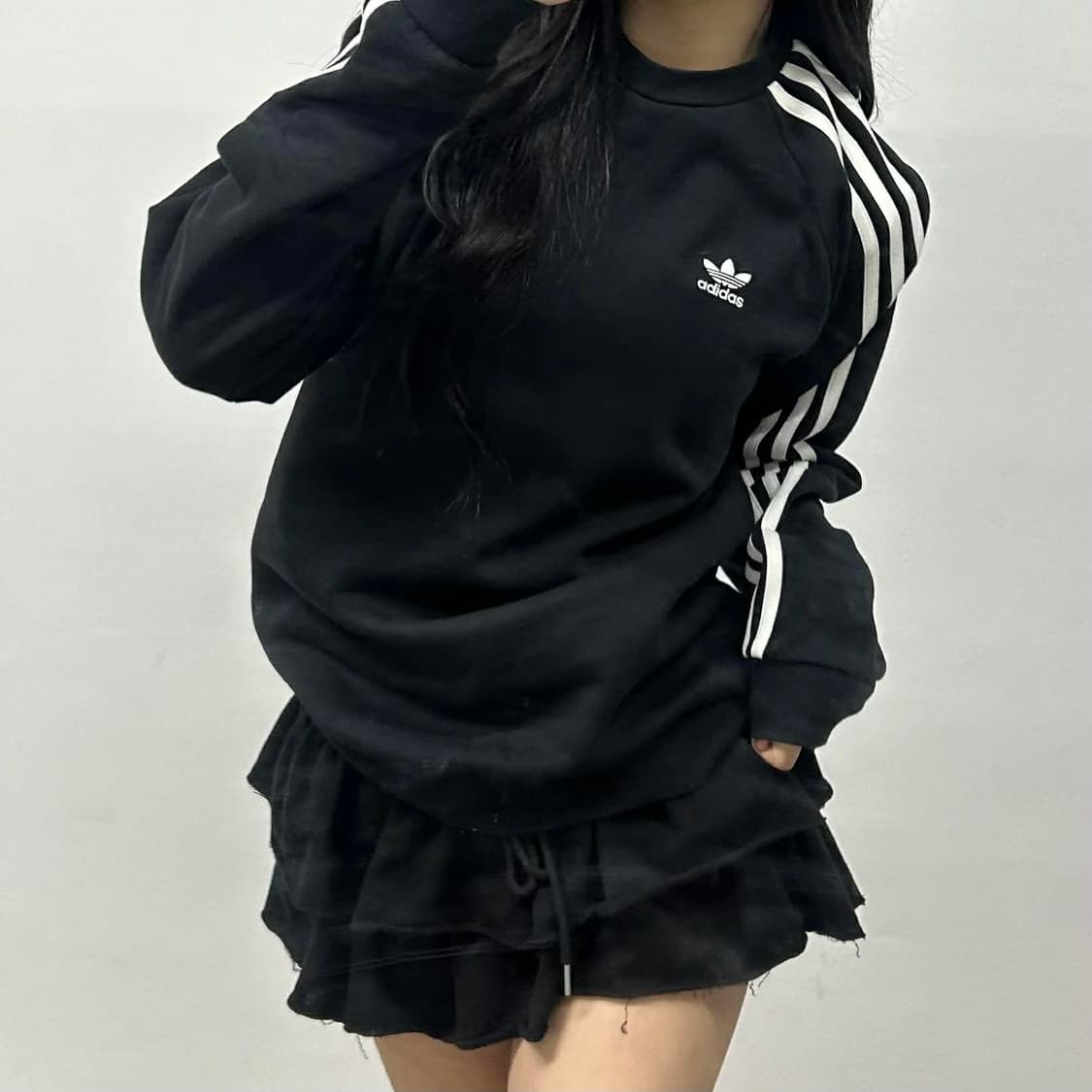 아디다스 신형 3tripes 크루 스웨트셔츠 맨투맨(L) 상품이미지1