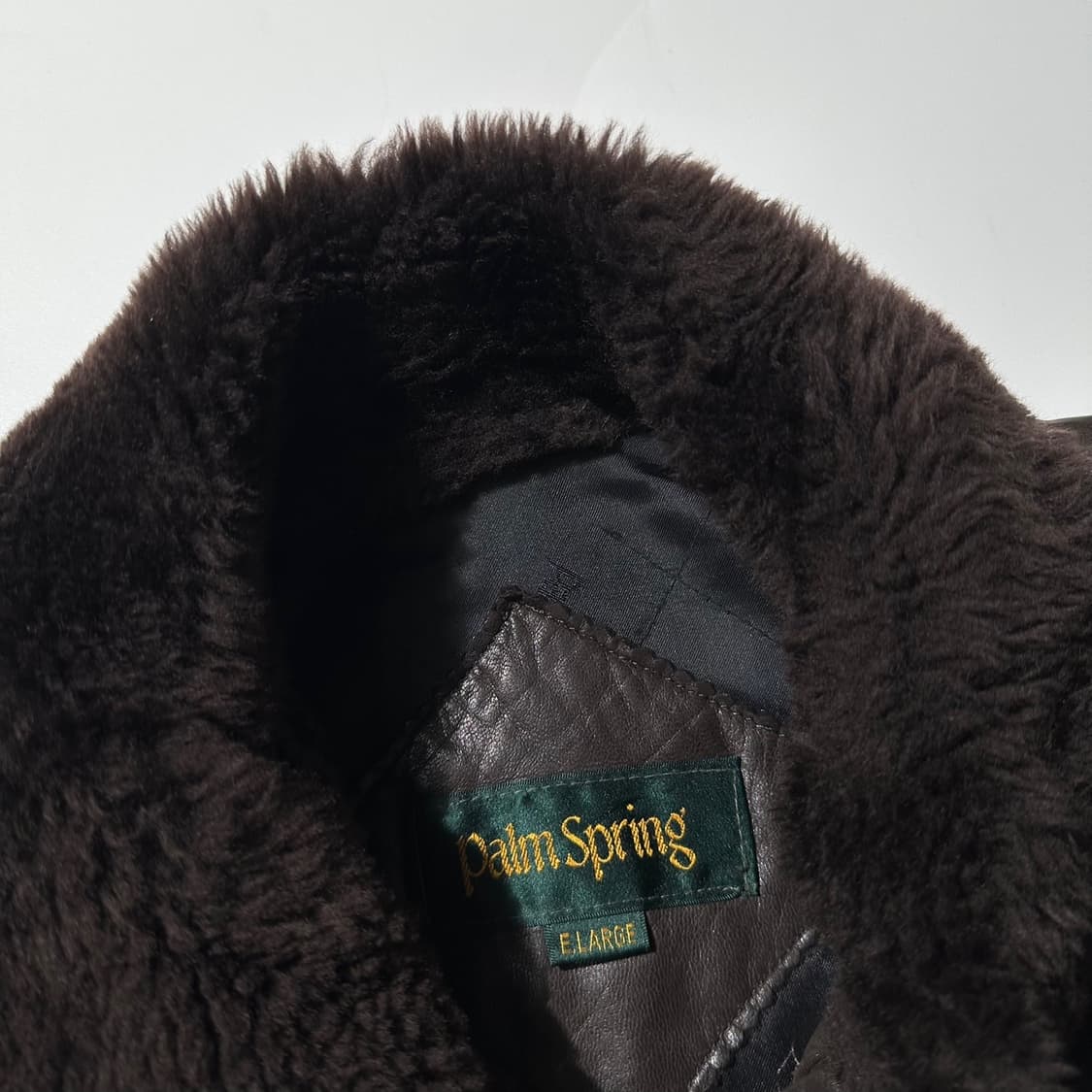 Palm Spring A-2 램스킨 봄버 블루종 자켓 상품이미지4