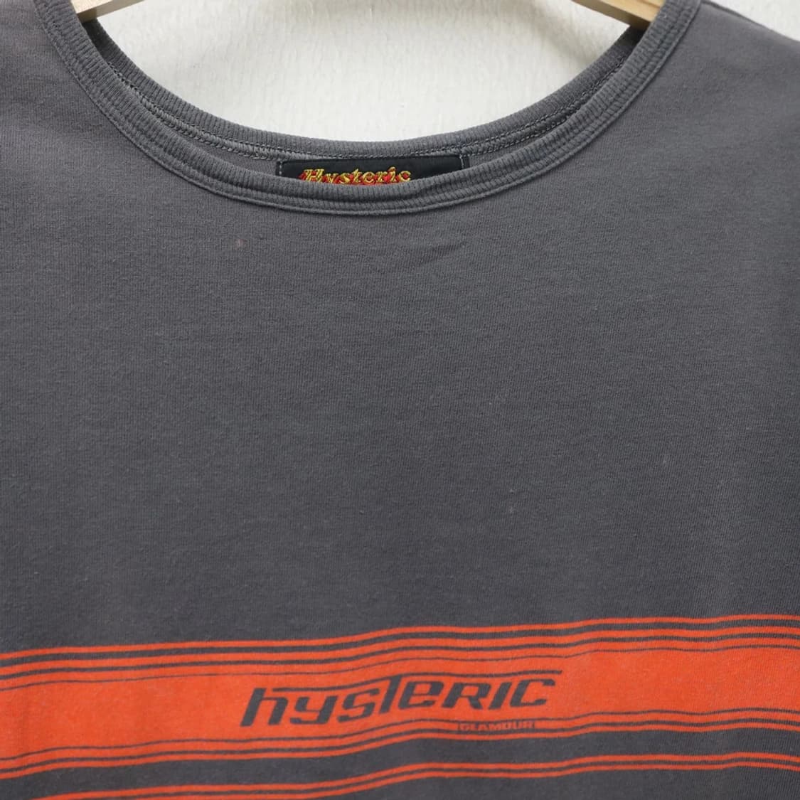 히스테릭글래머 라인 레터링 긴팔 티셔츠 66789 상품이미지3