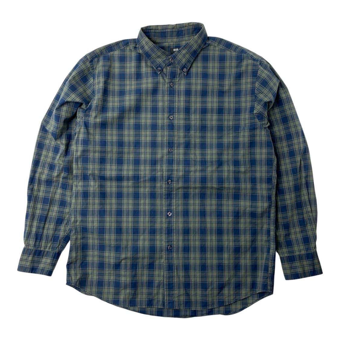 [중고] 유니클로 체크 셔츠 남방 긴팔 상품이미지1