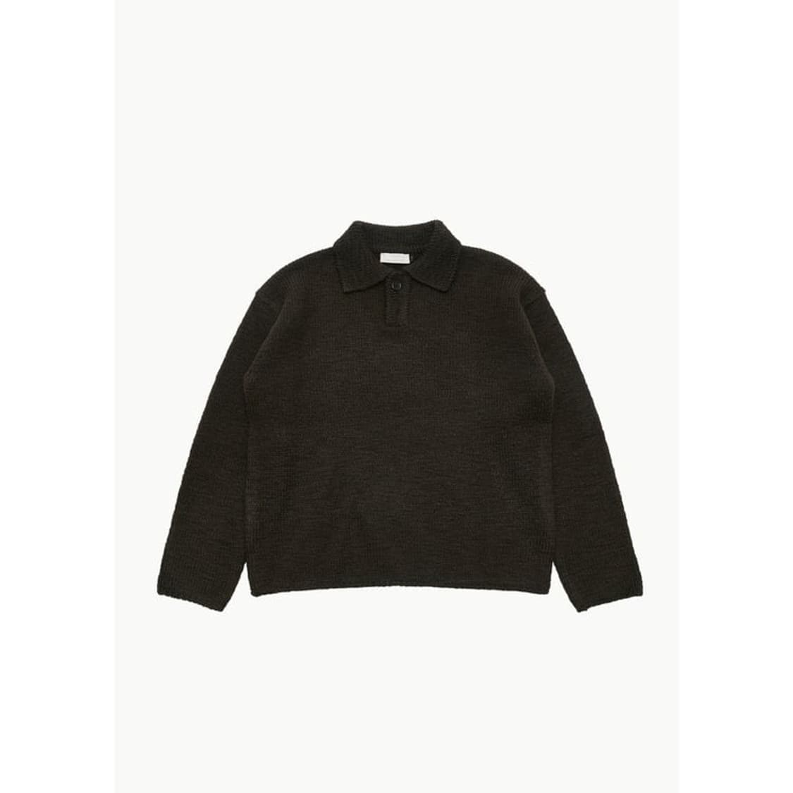 [M]아모멘토 원버튼 카라 봉태규 니트 상품이미지2