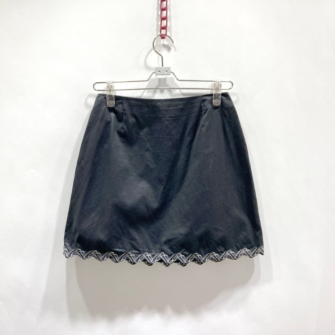 겐조 정품 빈티지 면 스커트 블랙 25 상품이미지1