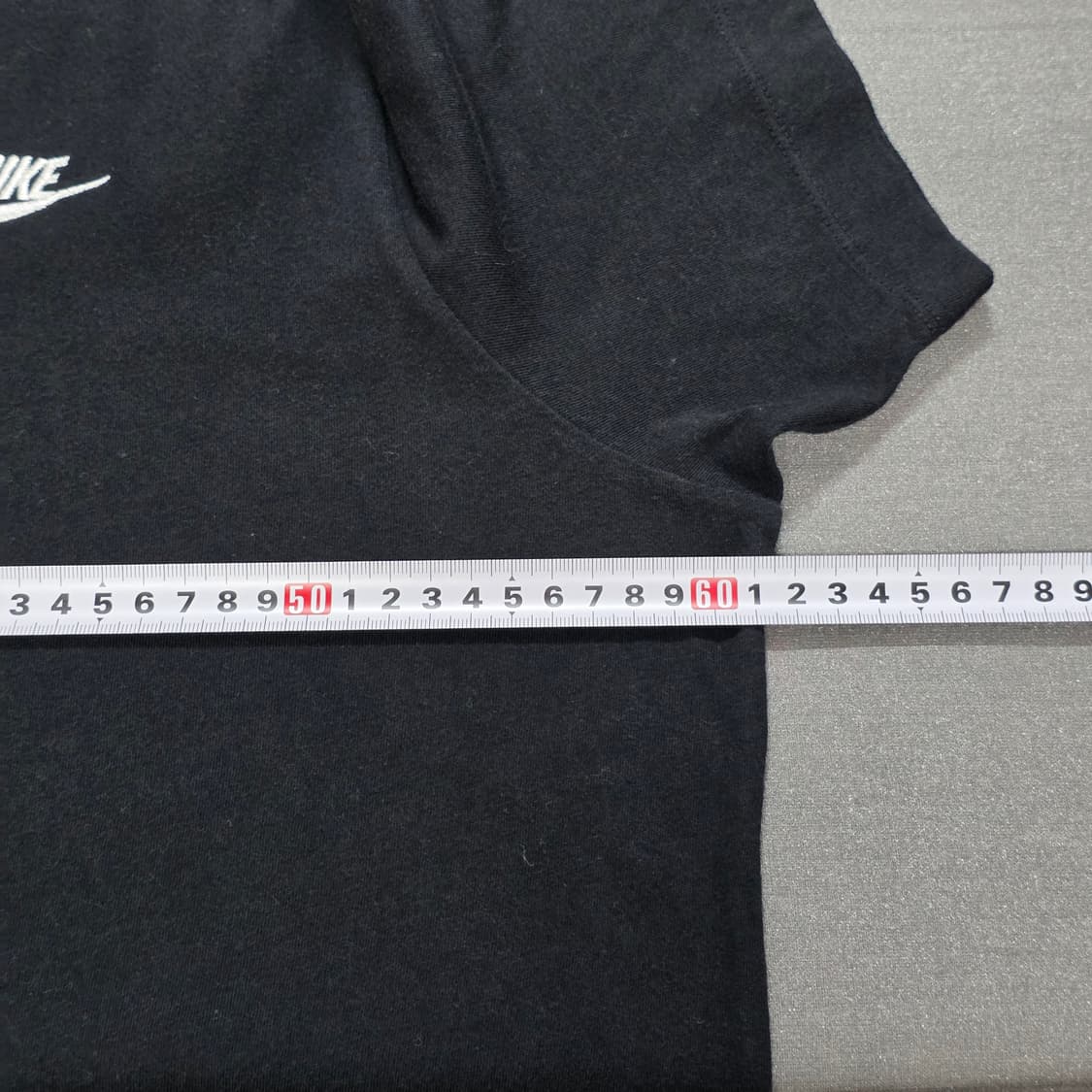XL 나이키 오버핏 스몰로고 반팔티 블랙 상품이미지6