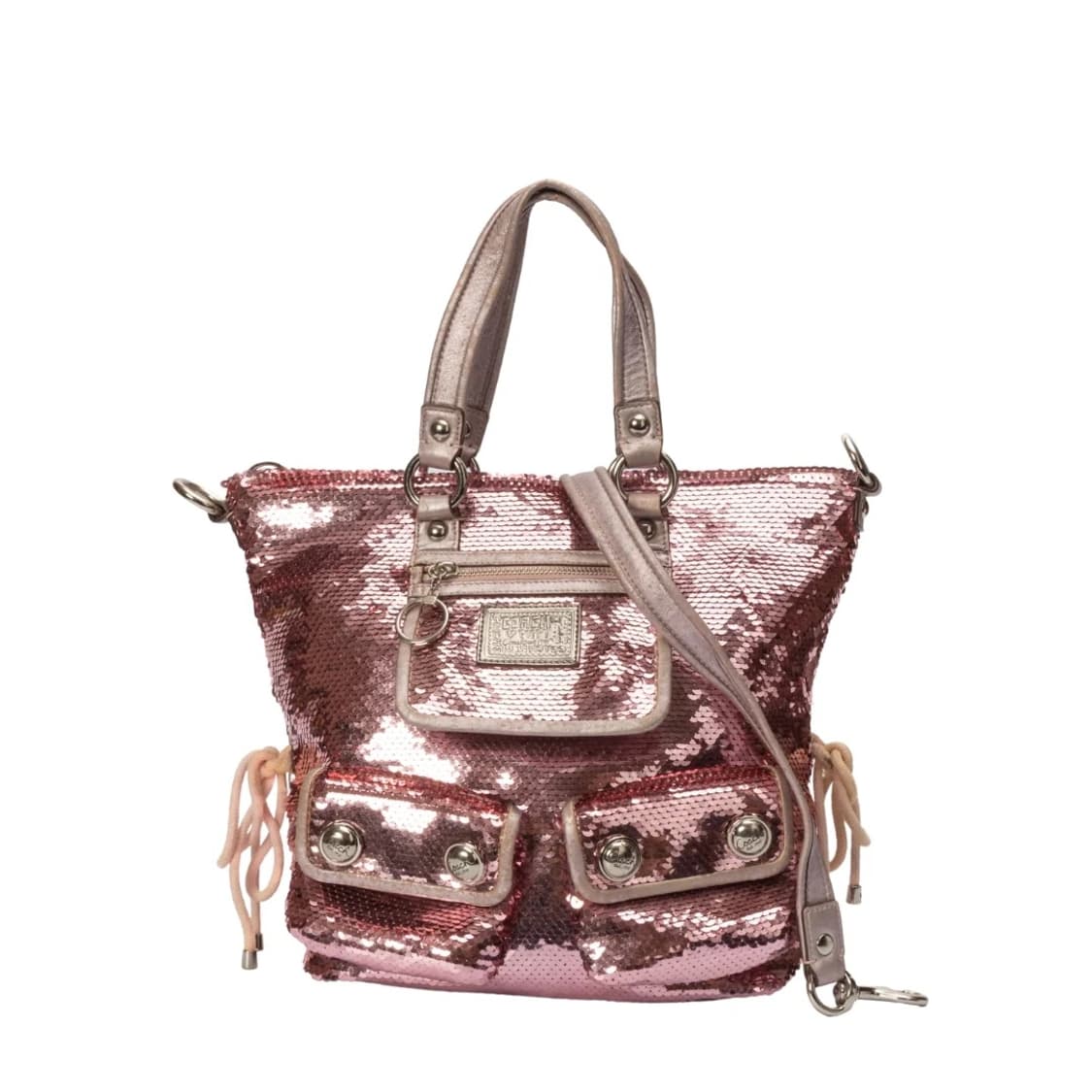 Coach 코치 시퀸 y2k 핑크 숄더백 상품이미지1