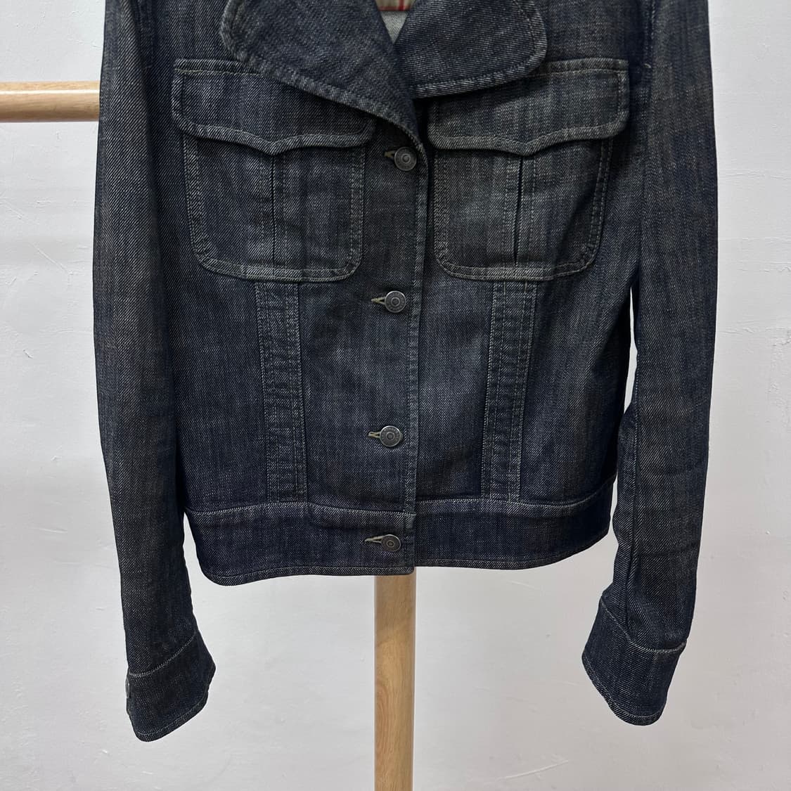 버버리 BURBERRY 여성 스판 데님 숏자켓 S사이즈 상품이미지3
