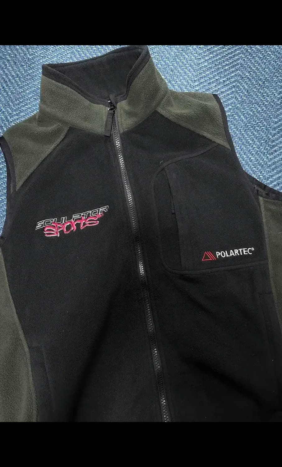 스컬프터 폴라텍 Color Block Vest 후리스 조끼 상품이미지2