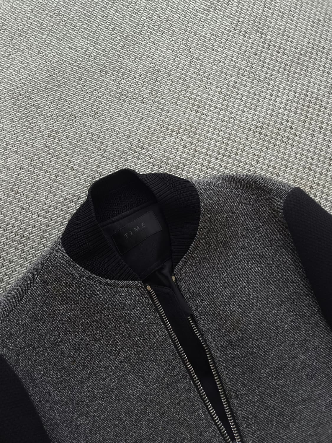 95~100 / 타임 옴므 그레이 블루종 자켓 상품이미지3