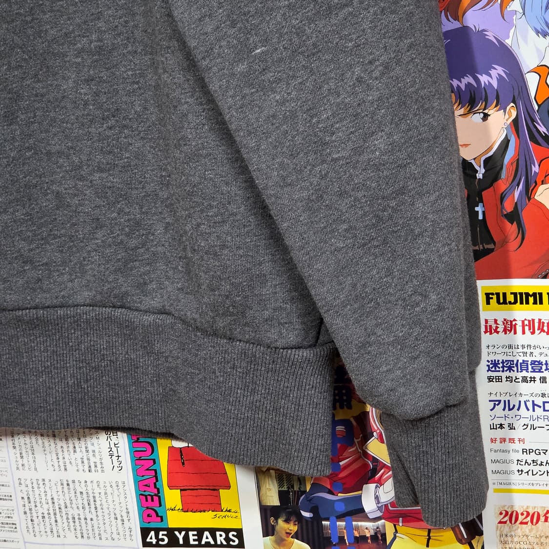 나이키 차콜 스우시 스티치 후드티 상품이미지8