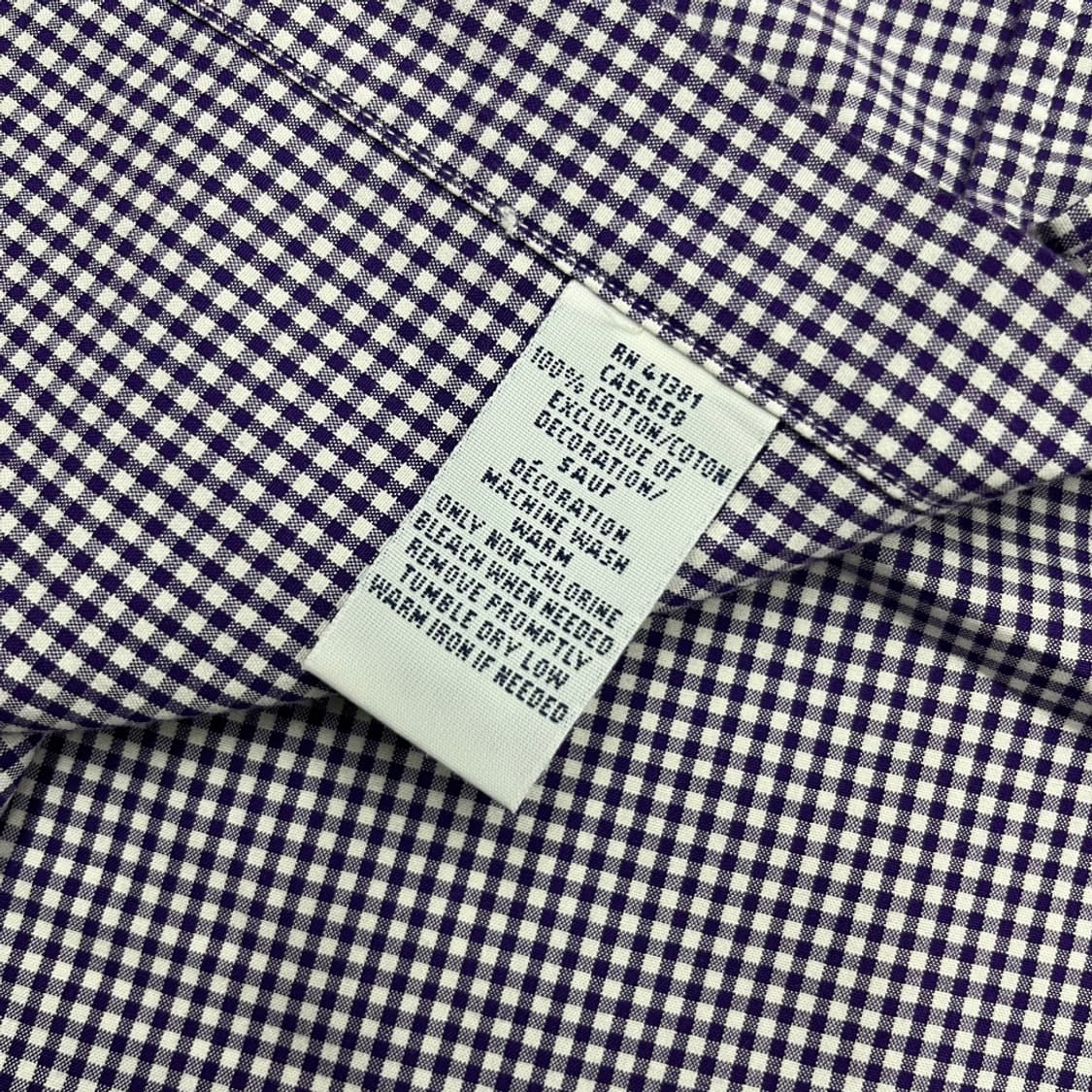 폴로 랄프로렌 그린포니 퍼플 체크 셔츠 14 상품이미지6