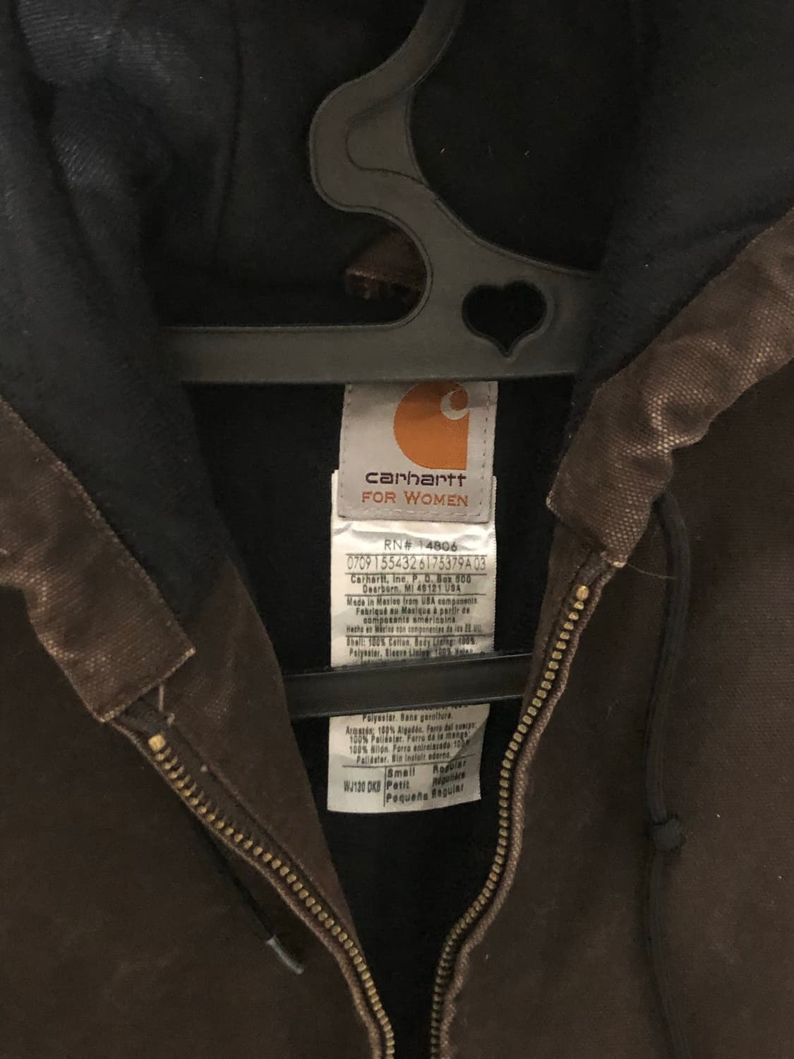 칼하트 덱 액티브 자켓 다크 브라운 상품이미지4