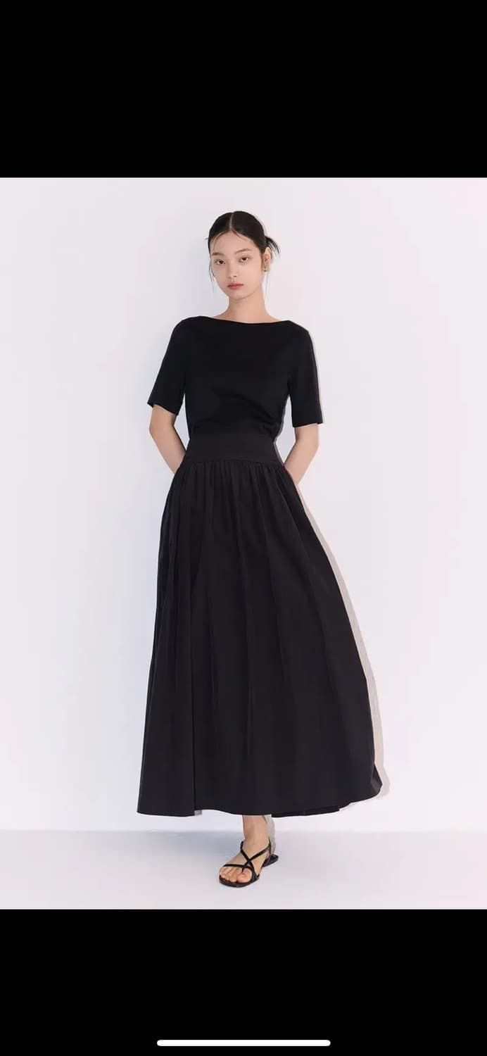 하나보 NO.28 TOP - BLACK 상품이미지2