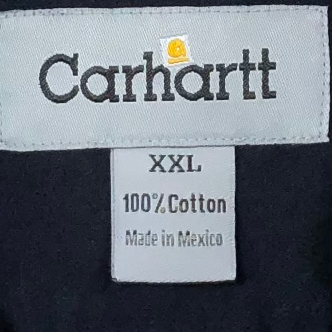 Xxl 칼하트 블랙 워크 셔츠 상품이미지3