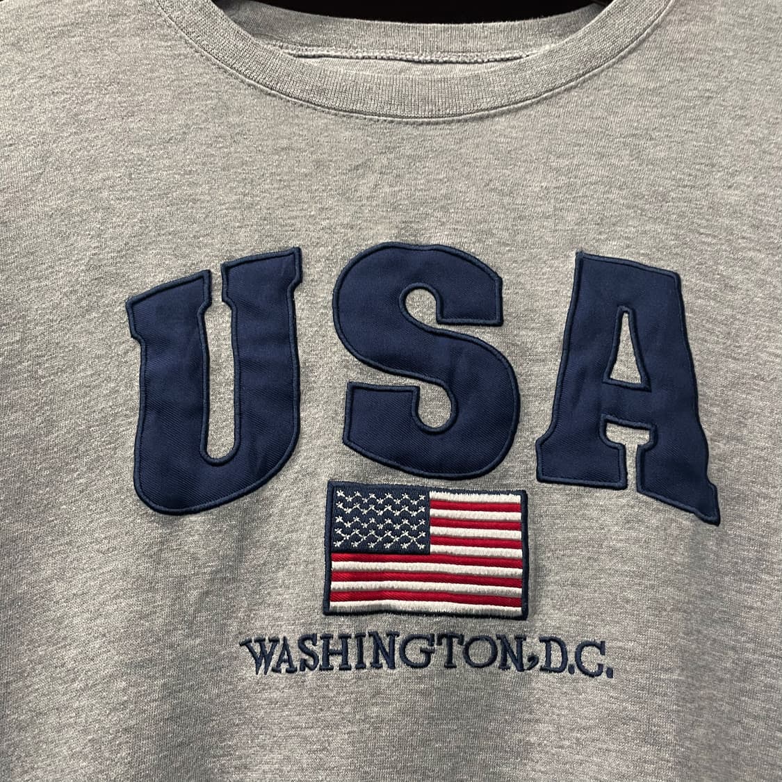 90s 워싱턴 D.C USA 성조기 Y2K 맨투맨 스웻 셔츠 N112 상품이미지3