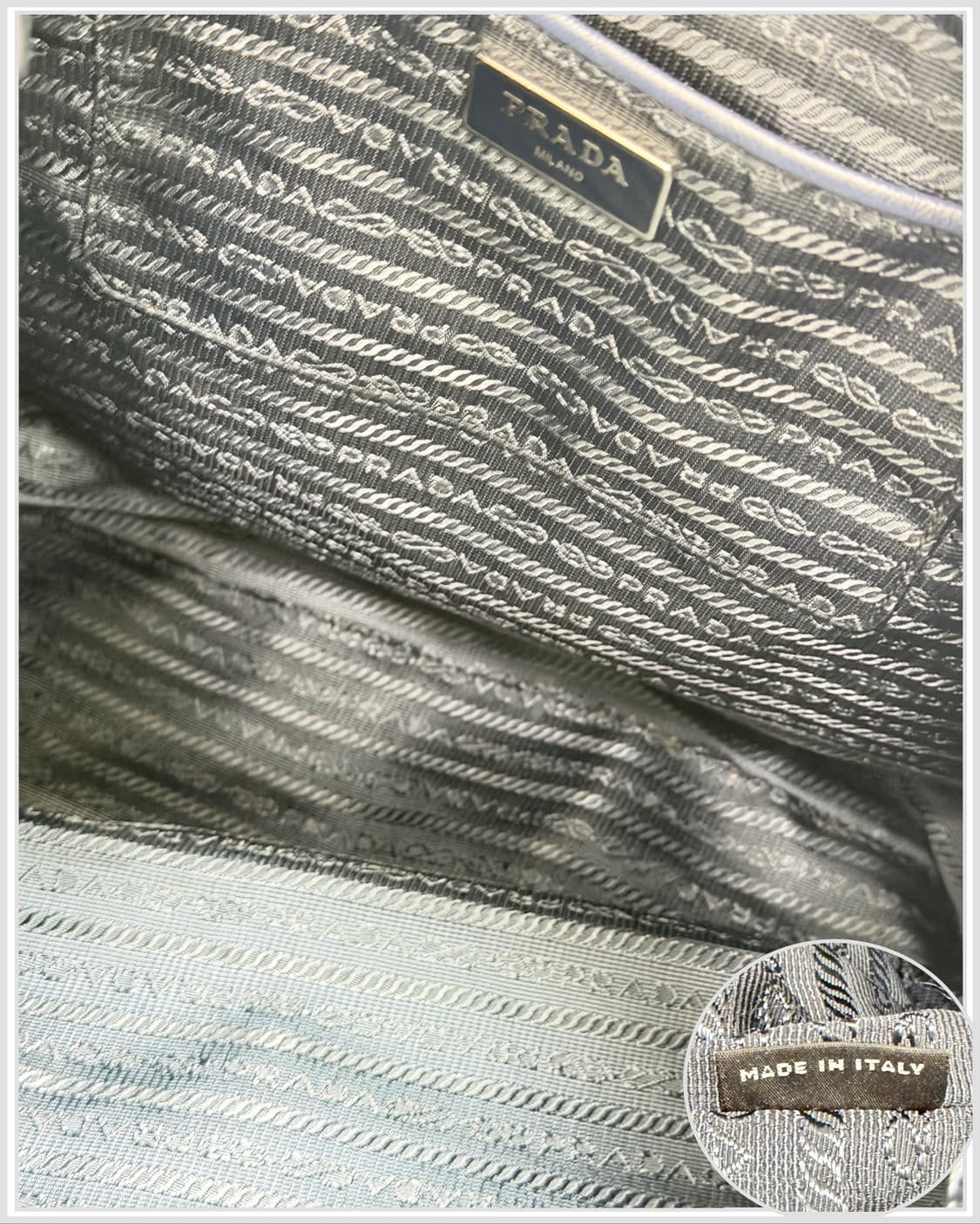 프라다 플라워 나일론 2WAY 숄더백 상품이미지10