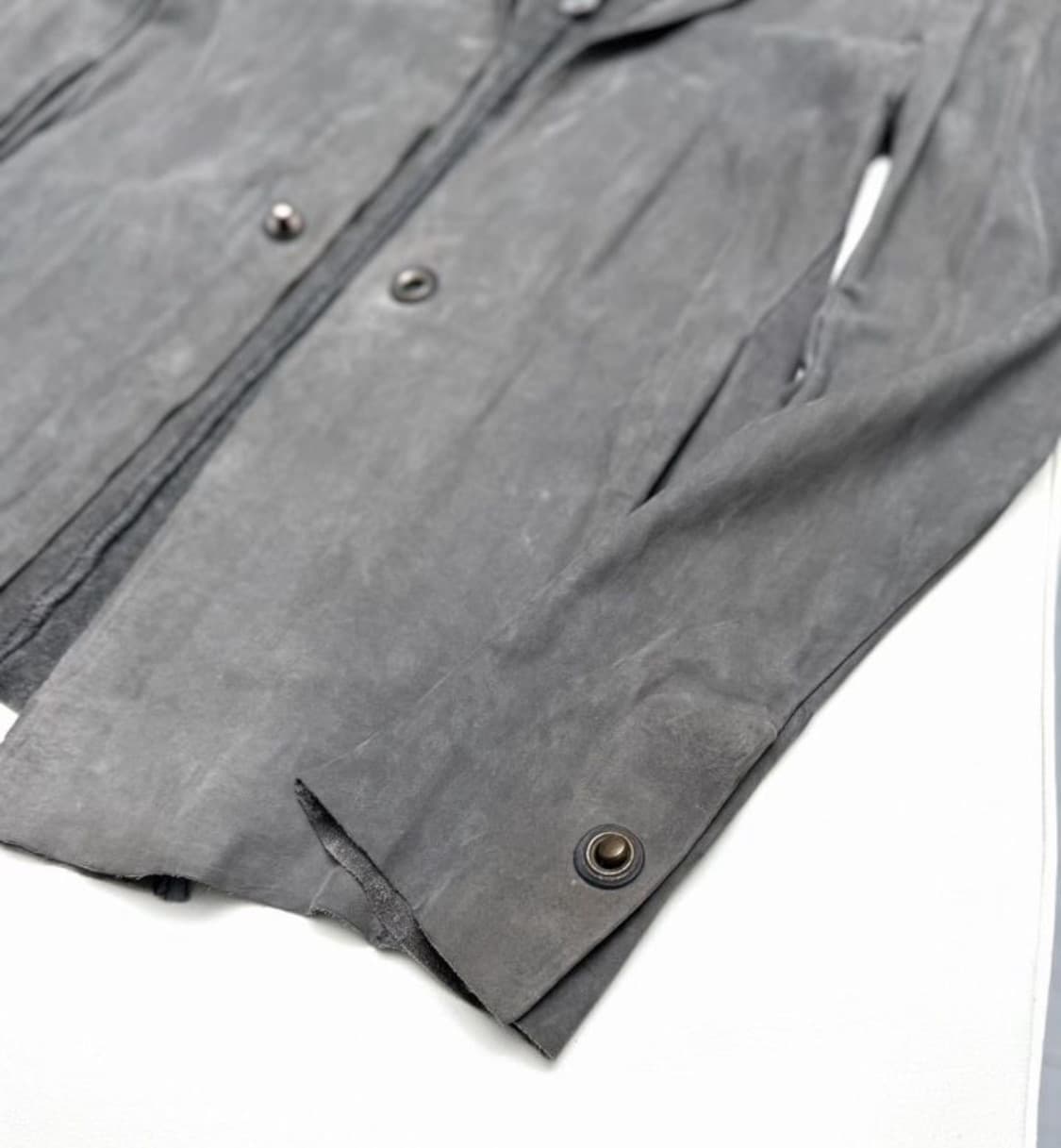 ISAAC SELLAM 아이작 셀럼 싱글재킷(레더-칼프 스킨)해외발송 상품이미지3