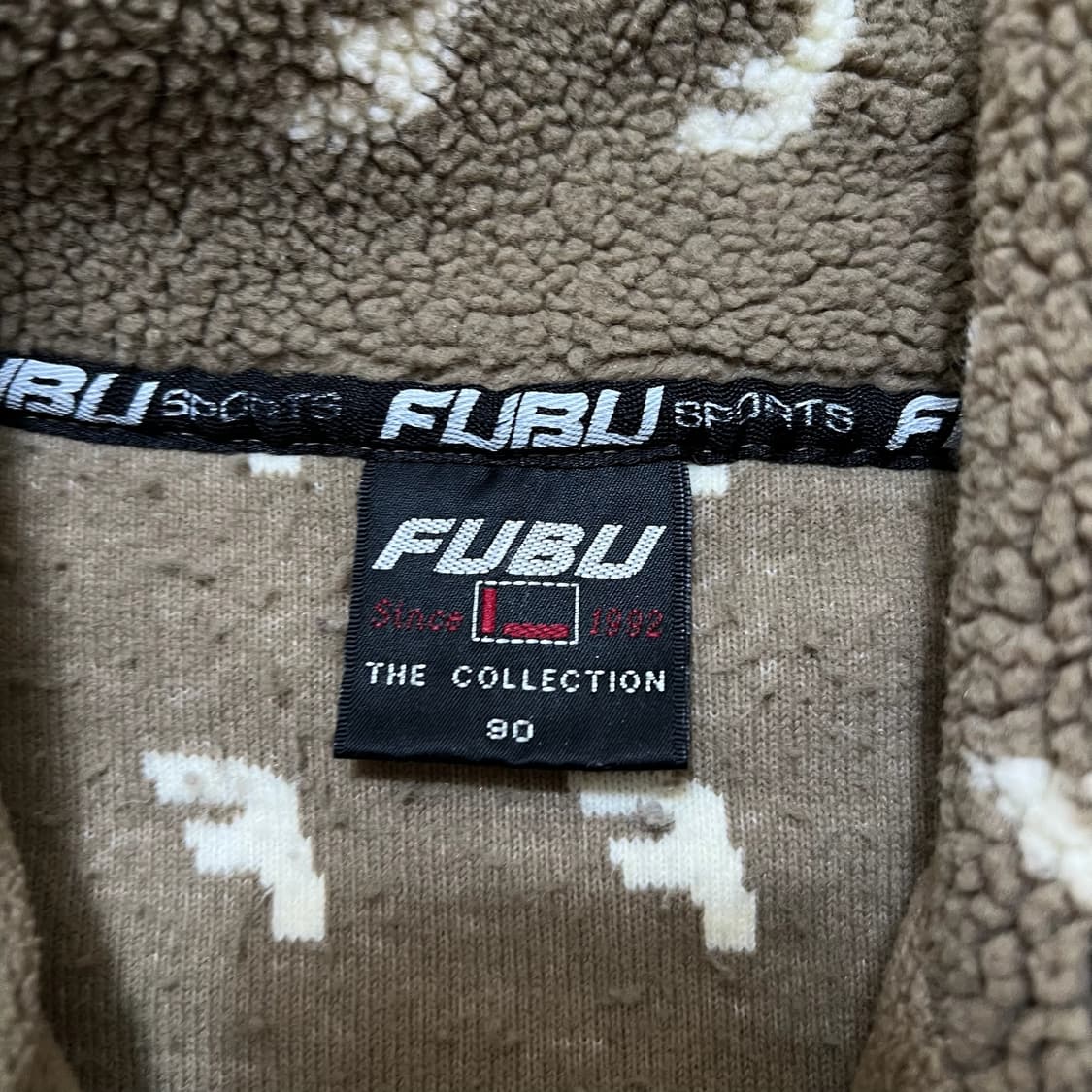 푸부 FUBU 올드스쿨 아노락 플리스 후리스 S/90  상품이미지5