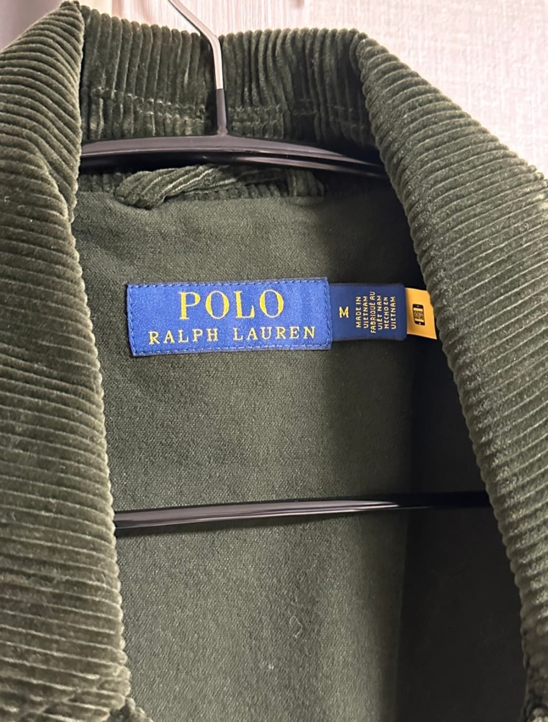 폴로 랄프로렌 코듀로이 코치 자켓 (M 그린) 상품이미지2